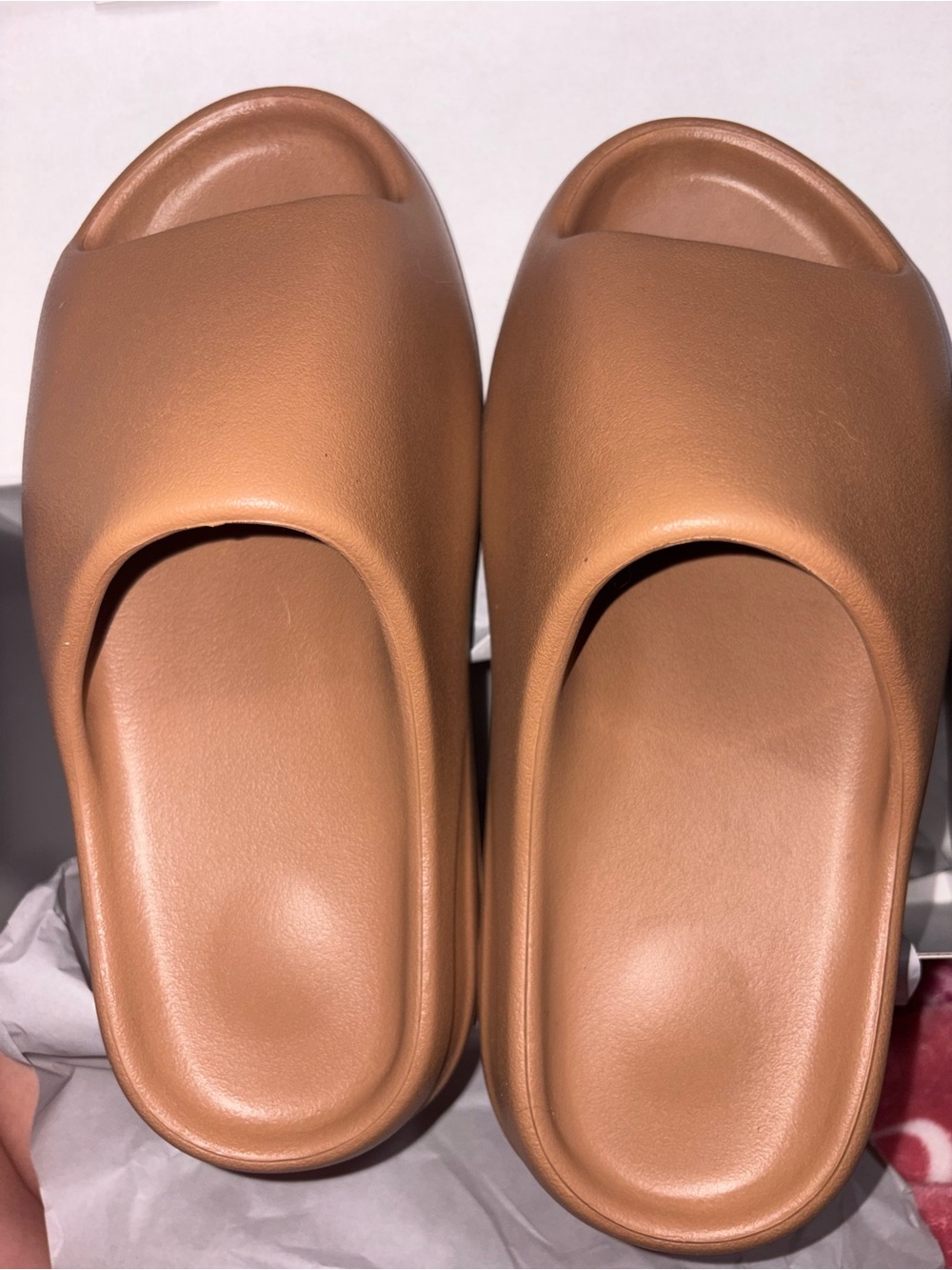 Yeezy Women’s Slide Mules in Tan